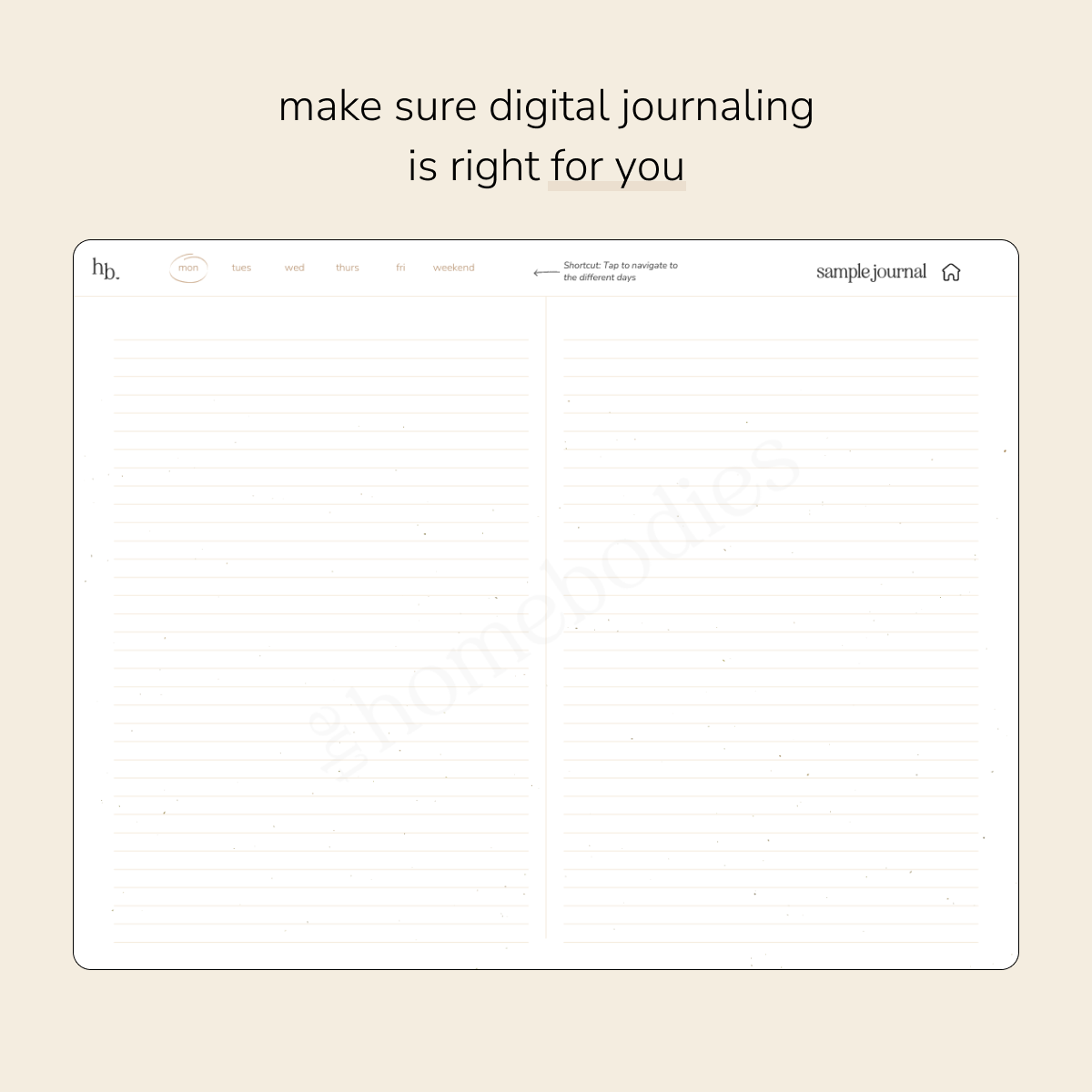 Free Digital Journal Sample
